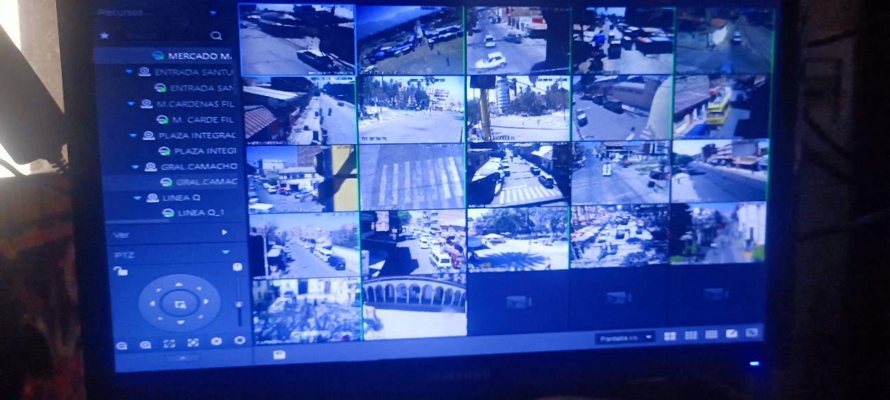 Cámara instalada