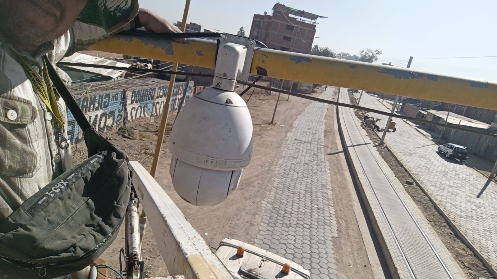 Instalación de cámara de seguridad