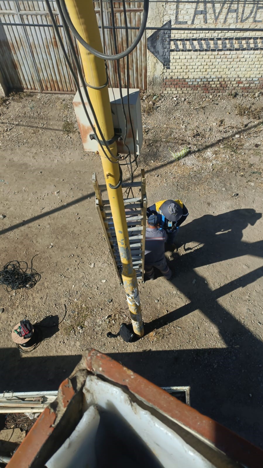 Instalación en exteriores